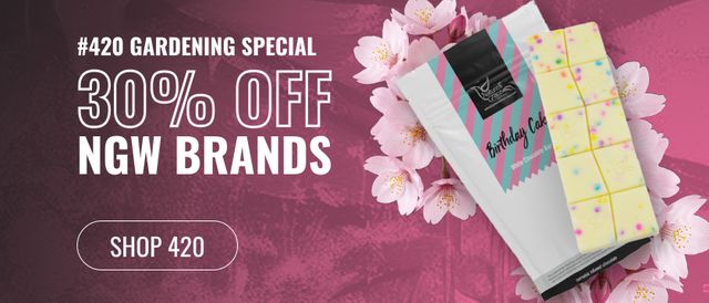 Cannabis Promo, Cannabis Sales, Cannabis Discounts, Cannabis on Sale, 30% Off NGW Brands