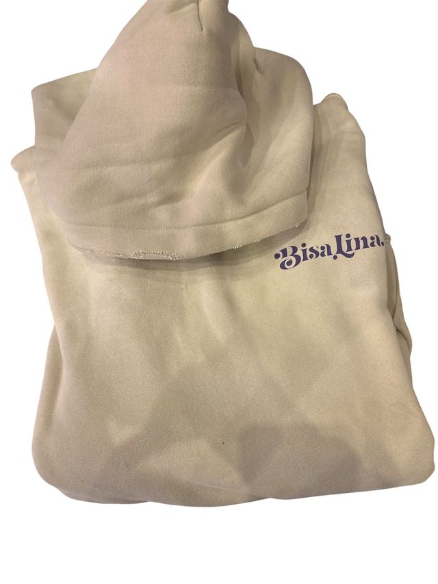 White + Purple Heavy Duty Sweatshirt Bisa Premium