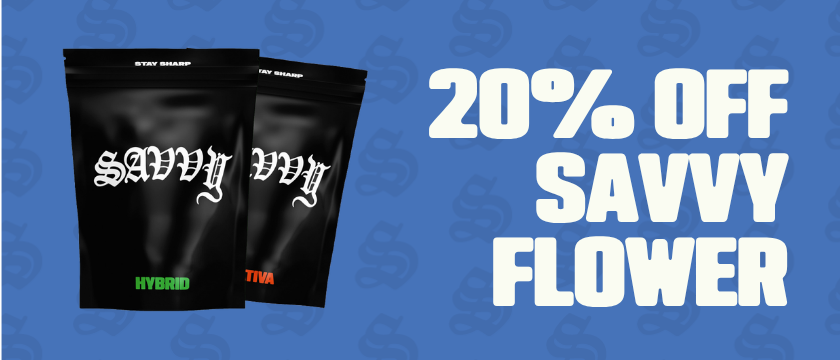 20% OFF Savvy Flower