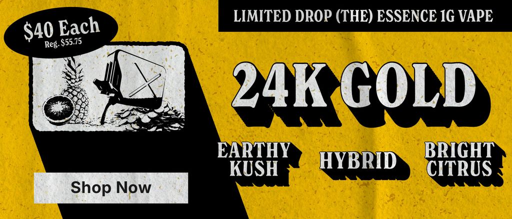 Discounts and Best Deals for cannabis products online | $40 (the) Essence  24K Gold 1g Vape | MV Pensacola | City Of Pensacola | Florida