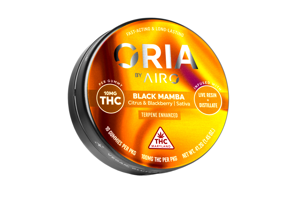 Oria Black Mamba Gummy Edible, 100mg
