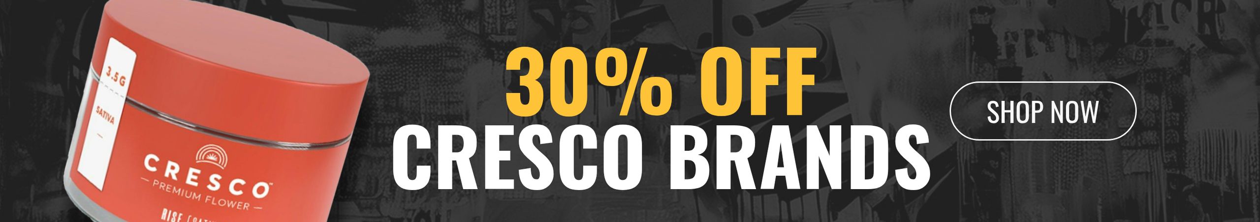 Cannabis Promo, Cannabis Sales, Cannabis Discounts, Cannabis on Sale, 30% Off High Supply, Good News, Kiva & More Cresco Brands