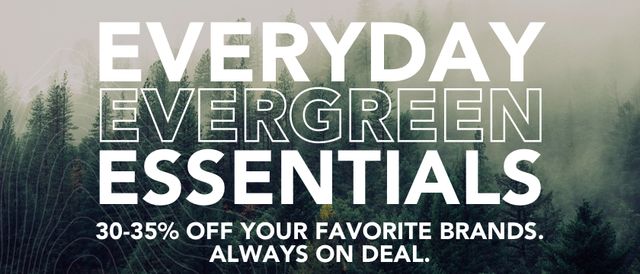 Cannabis Promo, Cannabis Sales, Cannabis Discounts, Cannabis on Sale, Everyday Evergreen Essentials Hoffman