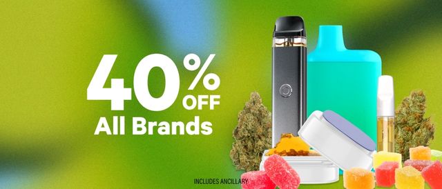 Cannabis Promo, Cannabis Sales, Cannabis Discounts, Cannabis on Sale, 40% Off Featured Products