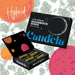 Rainbow Sherbet MoonRock Candela