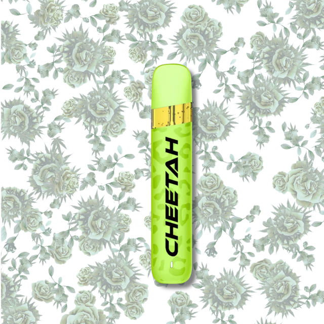 Purple Pastry-Bright Green Cheetah