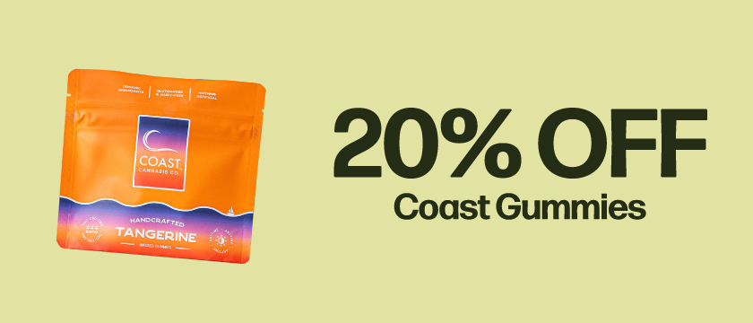 20% OFF Coast Cannabis