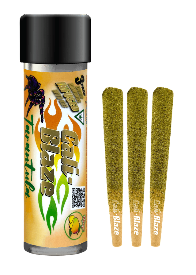 Mango Tarantula Infused Pre-roll 3 pack (I) Cali Blaze