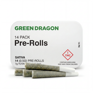 DRGN Fire Preroll 14-Pack Green Dragon