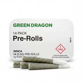 GLTR Bomb Preroll 14-pack Green Dragon