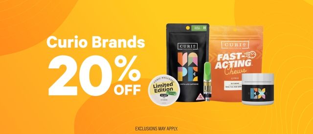 Cannabis Promo, Cannabis Sales, Cannabis Discounts, Cannabis on Sale, 20% Off Holistic & Curio Brands
