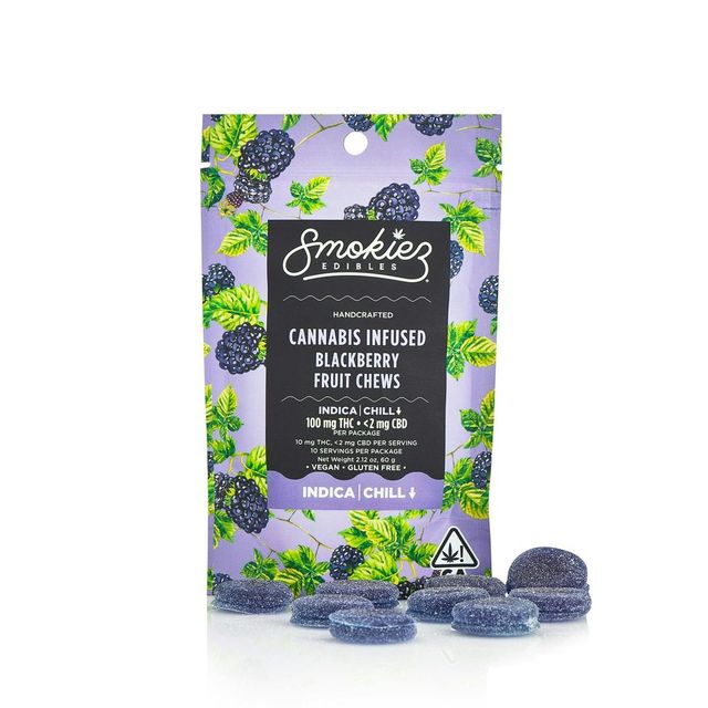 Blackberry Fruit Chews Smokiez