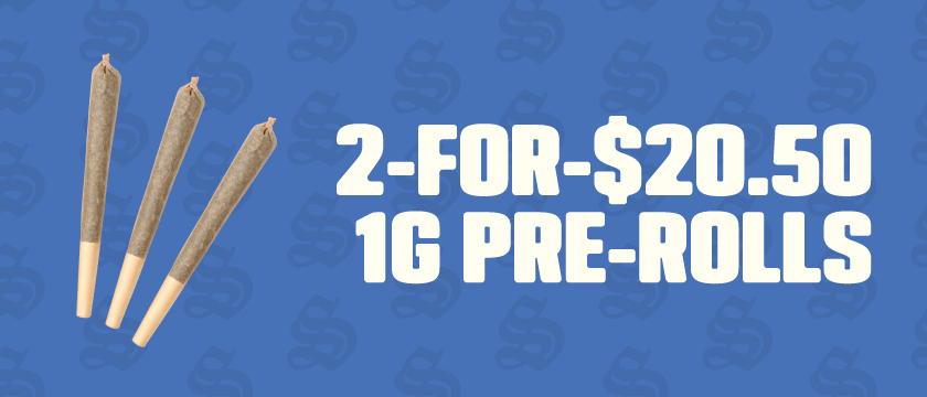 2-for-$20.50 Savvy 1g Pre-Rolls