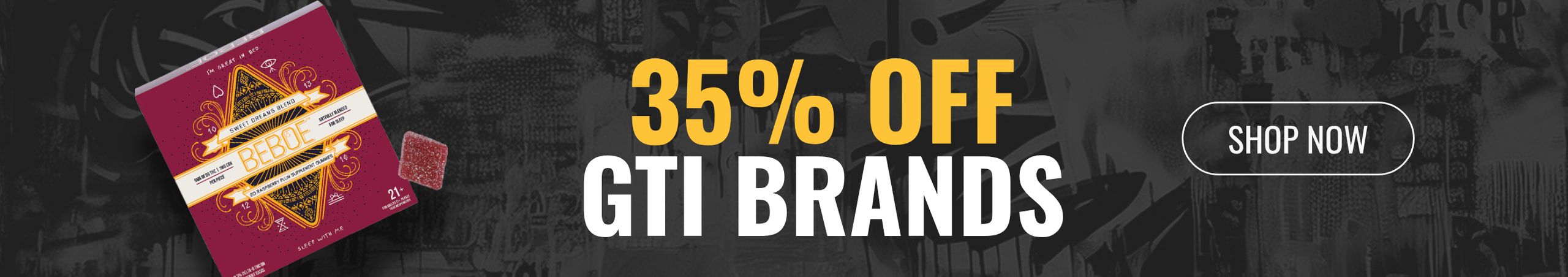 Cannabis Promo, Cannabis Sales, Cannabis Discounts, Cannabis on Sale, 35% Off Rythm, Beboe, Dogwalkers & more GTI brands