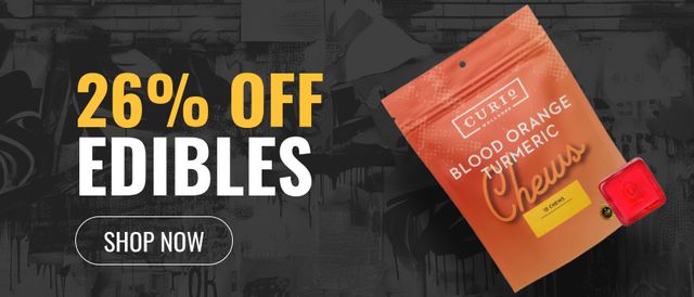 Cannabis Promo, Cannabis Sales, Cannabis Discounts, Cannabis on Sale, 26% off Edibles
