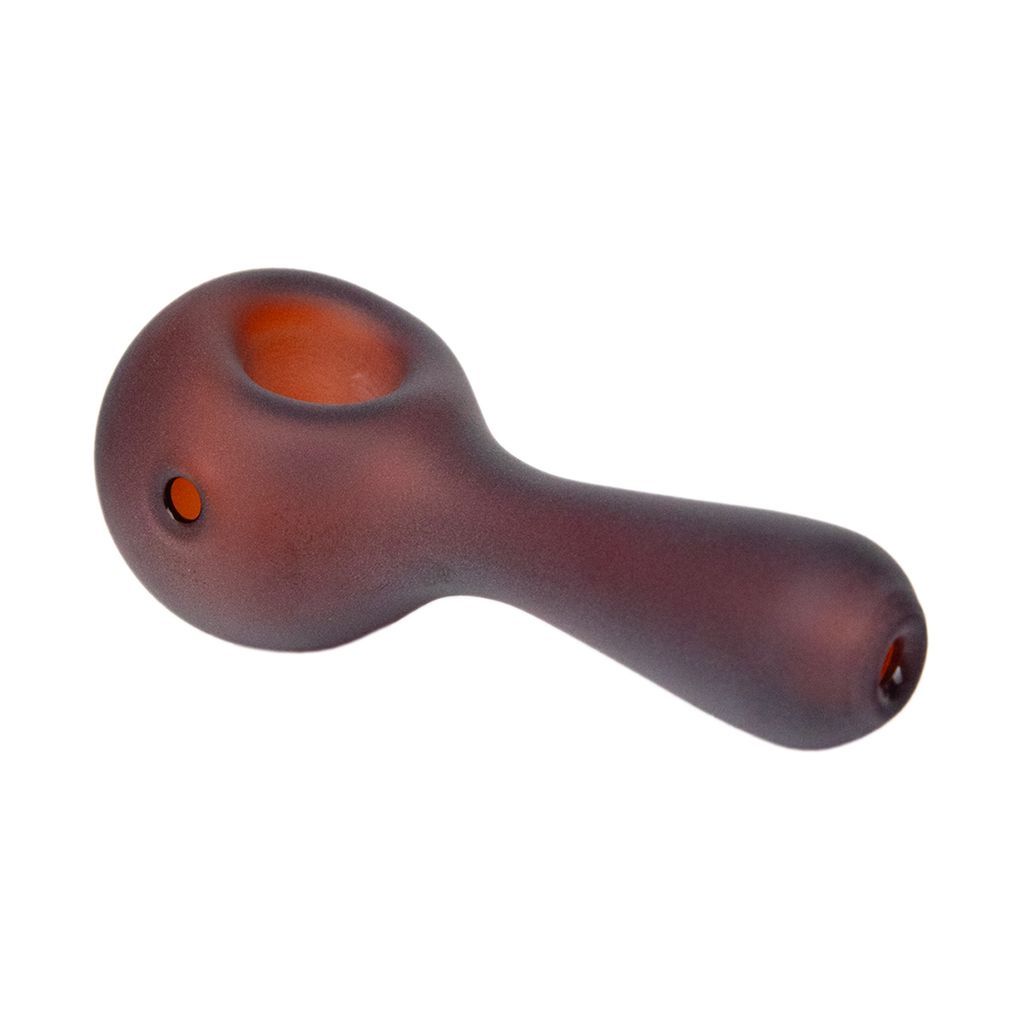 MJ Arsenal Pioneer Sandblasted Spoon Pipe Pipes, Amber