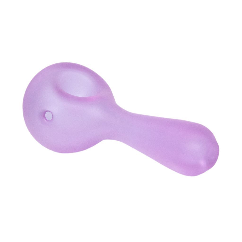MJ Arsenal Pioneer Sandblasted Spoon Pipe Pipes, Lavender