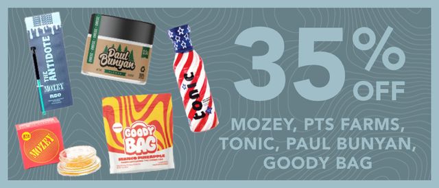 Cannabis Promo, Cannabis Sales, Cannabis Discounts, Cannabis on Sale, 35% off All PTS