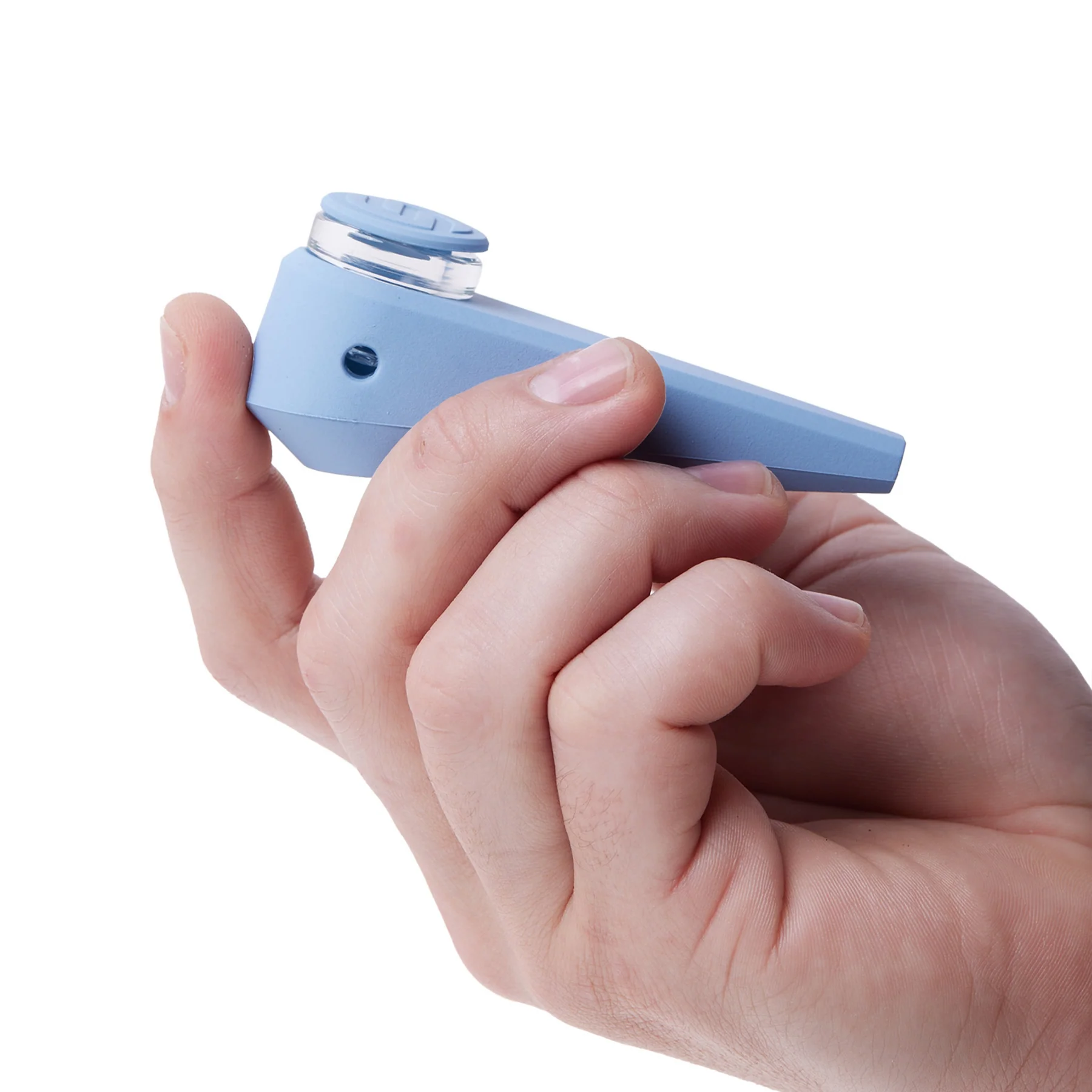 Soft Glass Token Silicone Hand Pipe Pipes, Cerulian - image 3