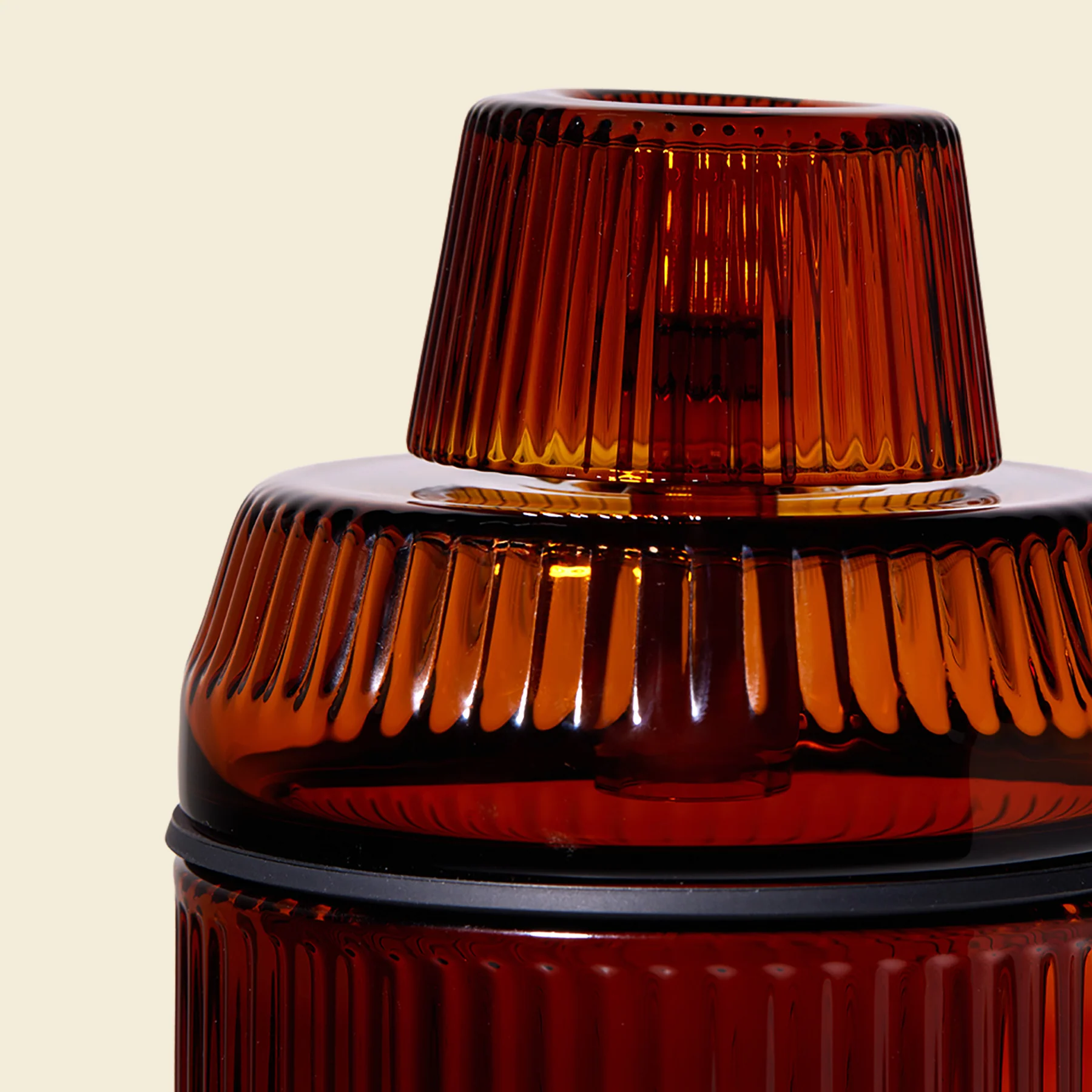 NWTN Home Deco Tabletop Gravity Pipe Water Pipe Glass Pipes, Baltic Amber - image 5
