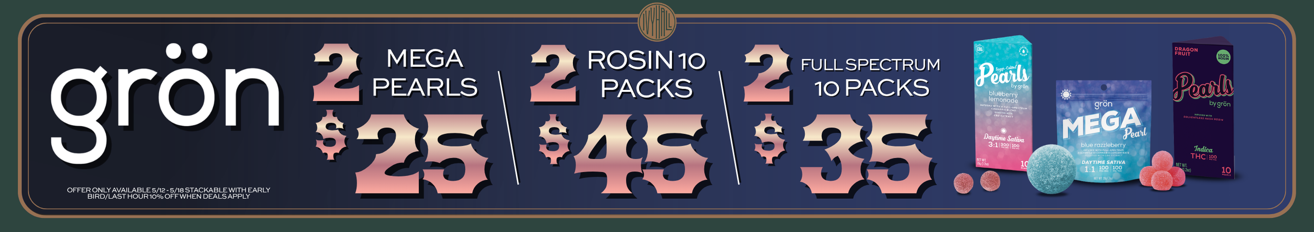 Cannabis Promo, Cannabis Sales, Cannabis Discounts, Cannabis on Sale, Gron Gummy Sale!