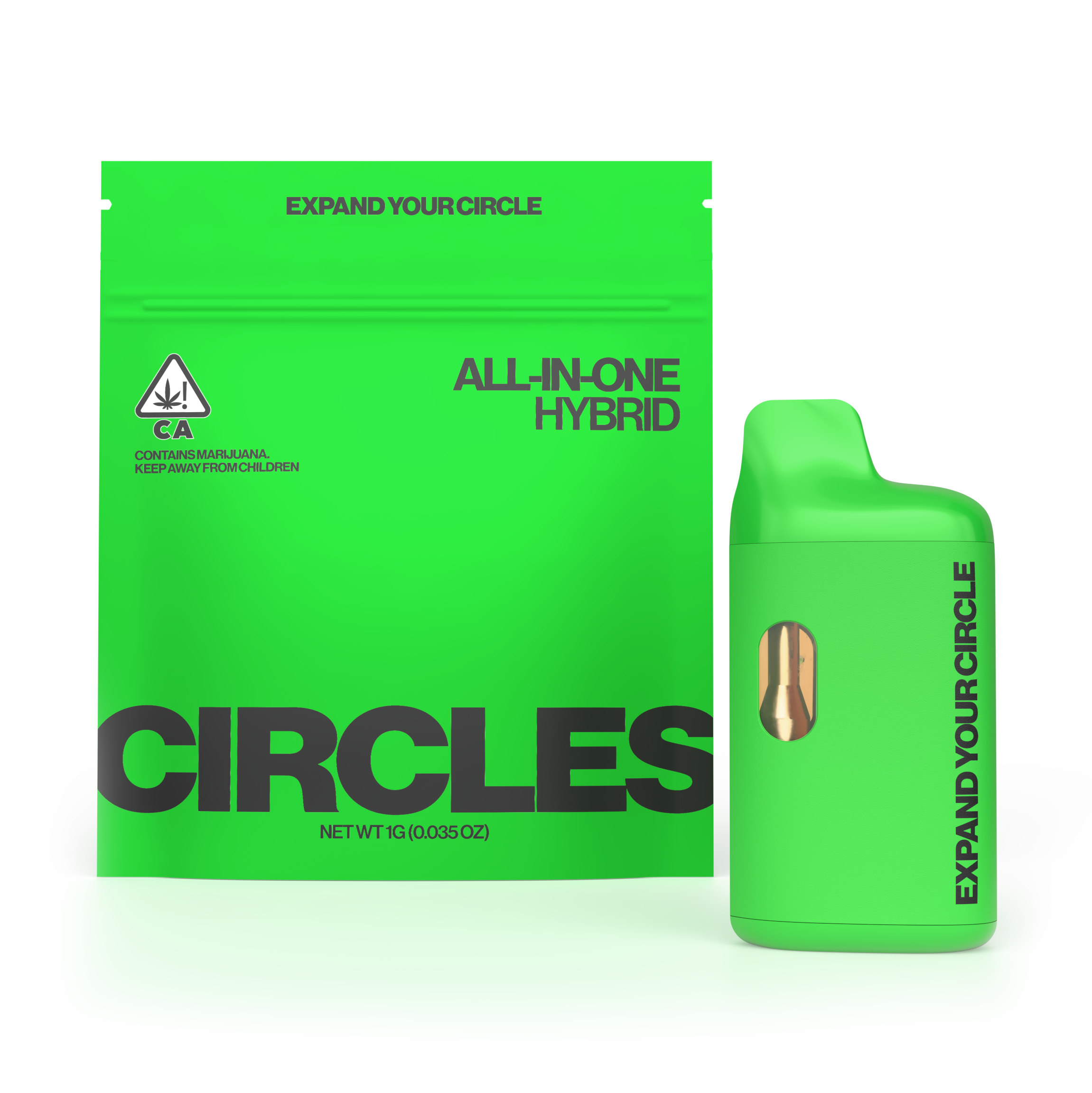 Grapefruit Glow Up AIO Circles Base Camp