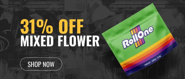 Cannabis Promo, Cannabis Sales, Cannabis Discounts, Cannabis on Sale, 31% off Mixed Flower