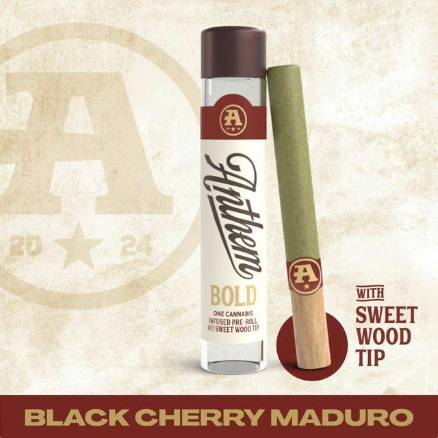 Bold Wood Tip Infused Black Cherry Maduro Pre-Roll 1g Anthem