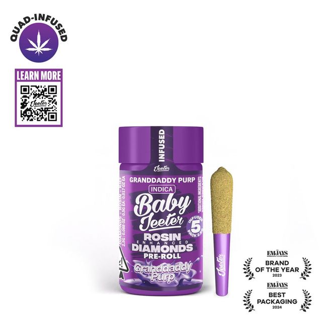 GrandDaddy Purp Quad Infused 5-Pack Jeeter