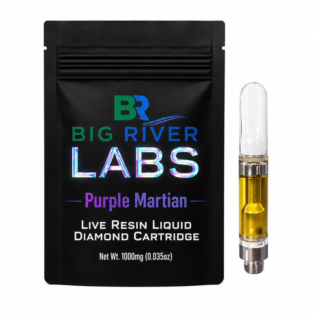 Big River Vape Cart | Purple Martian | Liquid Diamond | Live Resin 1g Cart