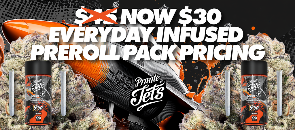 $30 Jets 3.5g Infused Pre-rolls