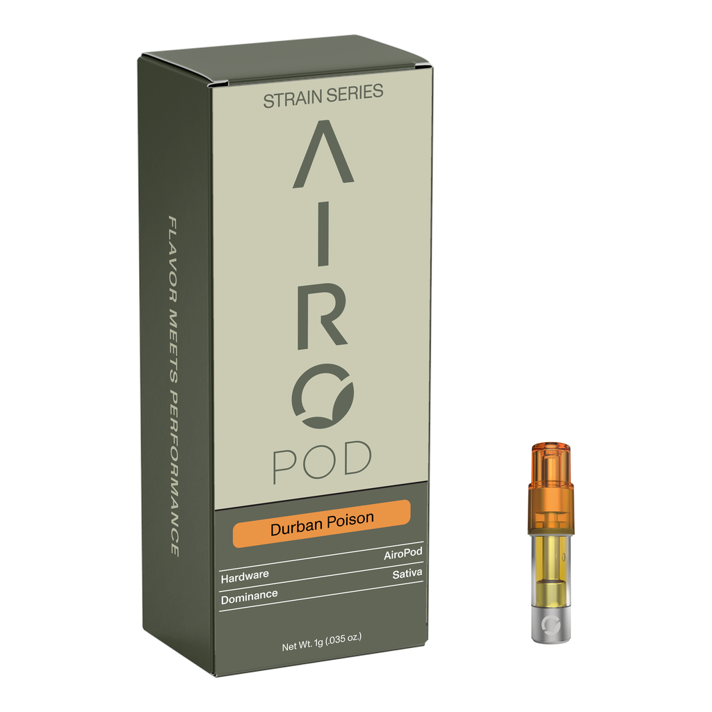 Airo Strain Series Durban Poison Pod Vape, 1g
