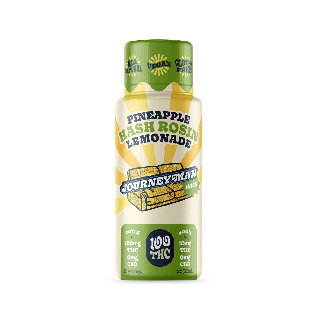 Journeyman Rosin Pineapple Lemonade Drink Beverage Edible, 100mg, 1pk