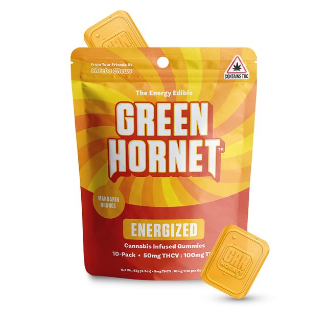 Gummies | Energized | Mandarin Orange | 2:1 THC:THCV Green Hornet