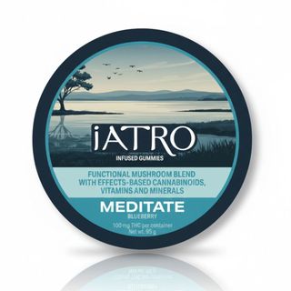 Gummies | Functional Mushrooms | Meditate | Blueberry | THC:CBD iATRO