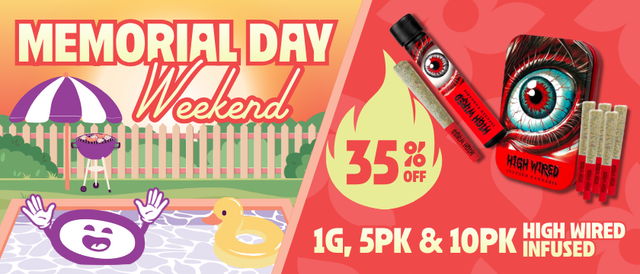 Cannabis Promo, Cannabis Sales, Cannabis Discounts, Cannabis on Sale, 35% Off High Wired Single & Multipack Infused Pre-Rolls
