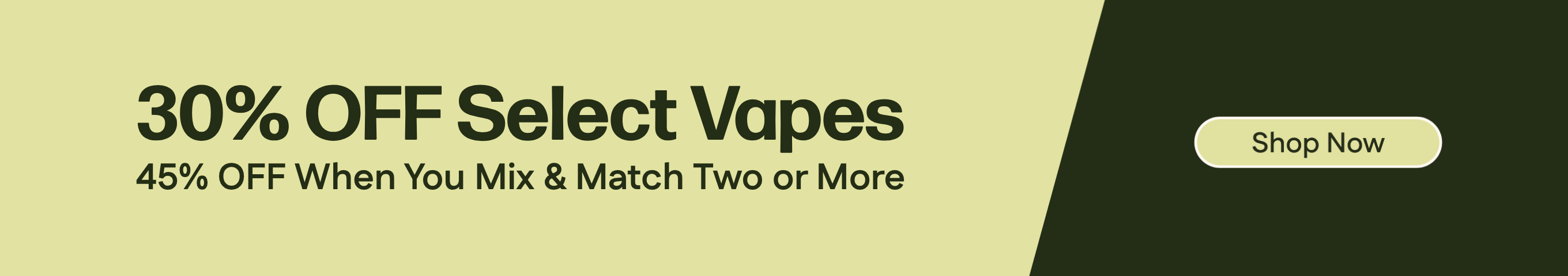 30% OFF or 45% OFF 2 or More Select 300mg All-in-One Vapes