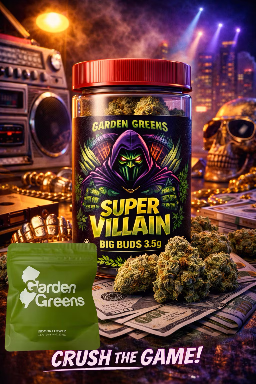  Super Villain Big Buds Garden Greens