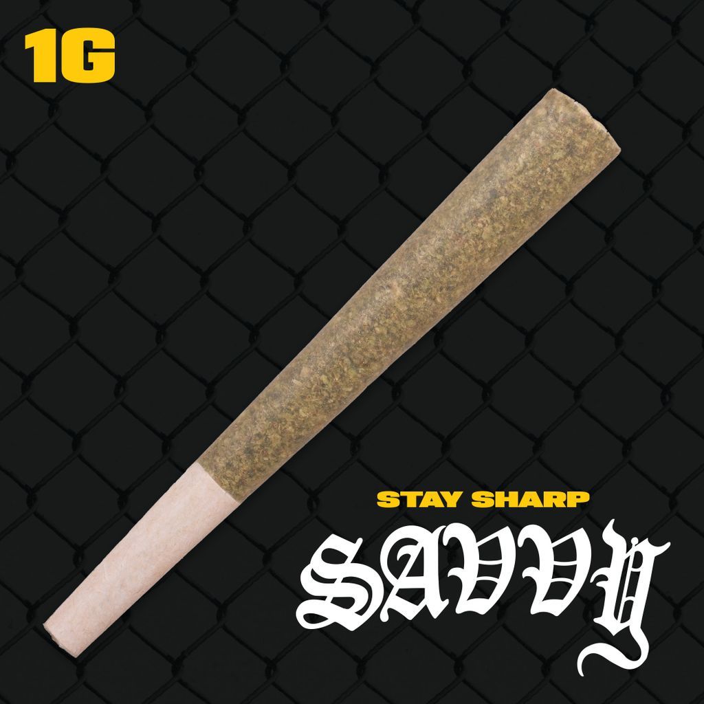 Savvy Sour Fire OG Pre-Roll Single, 1g, 1pk