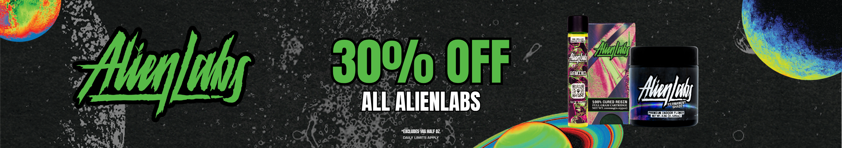 30% Off Alien Labs & Connected *Exclusions