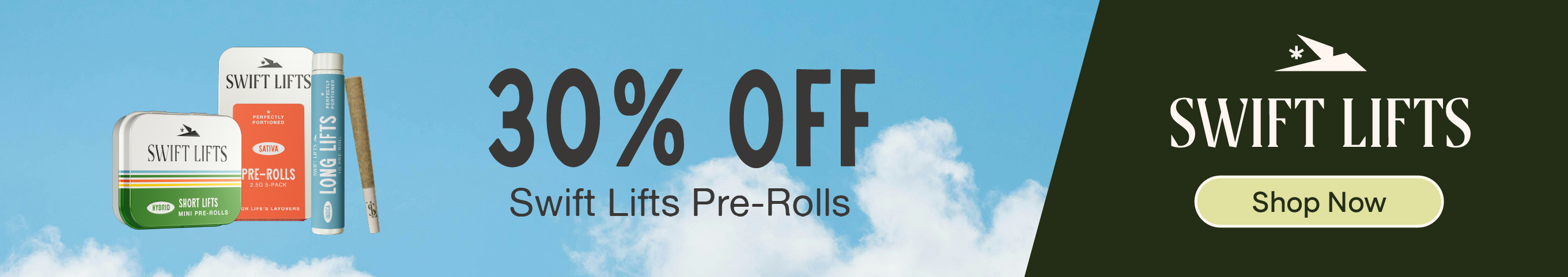 30% OFF Swift Lifts