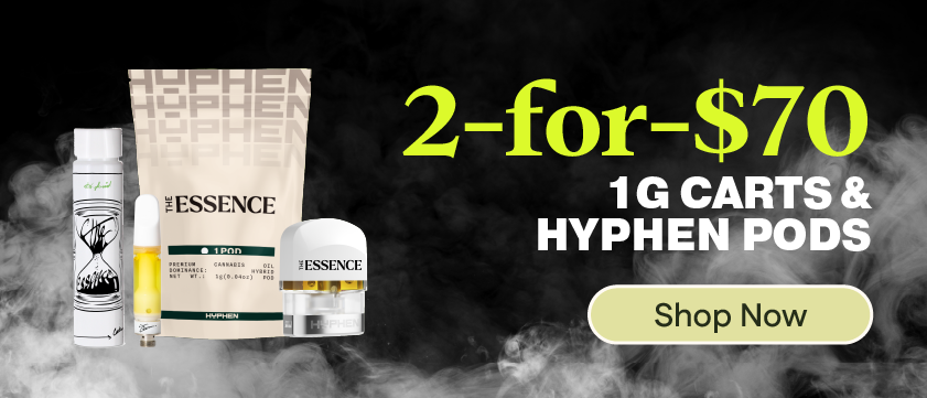 2-for-$70 (the) Essence 1g Cartridges & Hyphen Pods