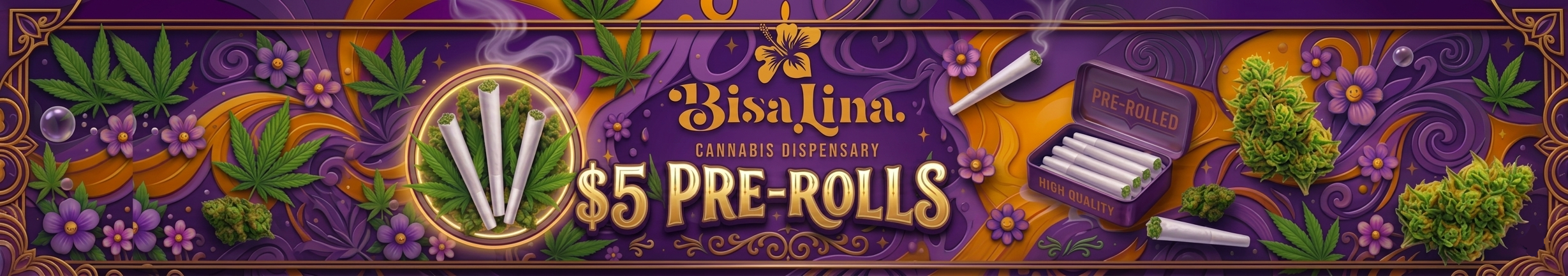 Cannabis Promo, Cannabis Sales, Cannabis Discounts, Cannabis on Sale, $5 Pre-Rolls!!!