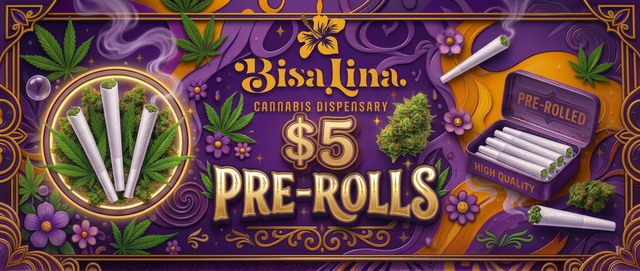 Cannabis Promo, Cannabis Sales, Cannabis Discounts, Cannabis on Sale, $5 Pre-Rolls!!!
