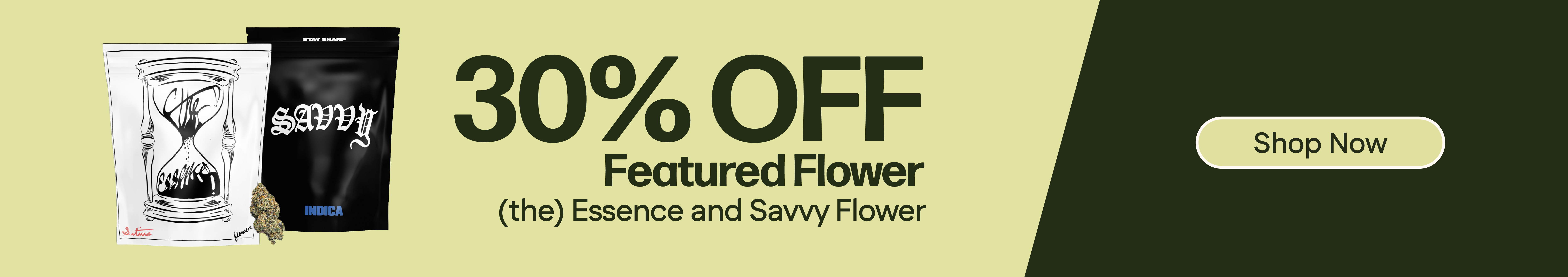 30% OFF (the) Essence and Savvy Flower