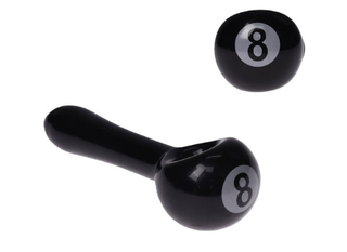 4" 8 Ball Spoon Pipe