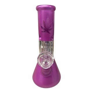 8" Dome Perc Pot Leaf Bisa Lina