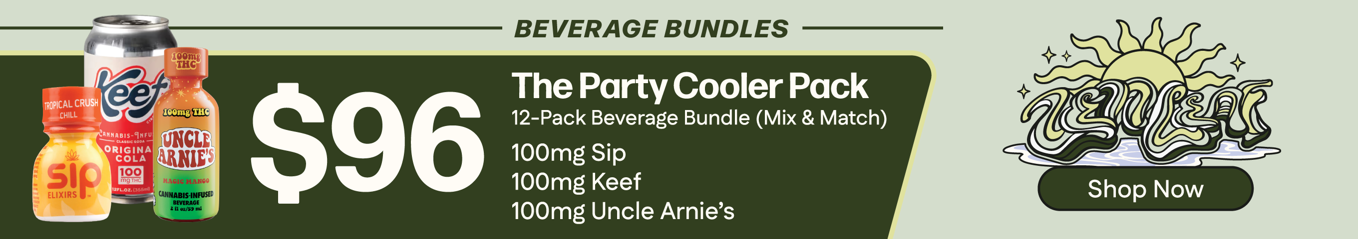 *NEW* The Party Cooler: $96 Beverage 12-Pack