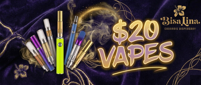 Cannabis Promo, Cannabis Sales, Cannabis Discounts, Cannabis on Sale, $20 Vapes