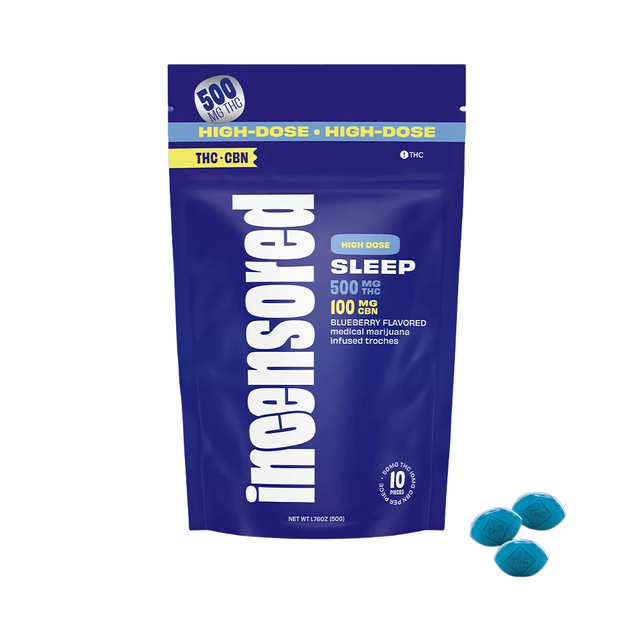 Blueberry Sleep 5:1 THC:CBN (High Dose) InCensored